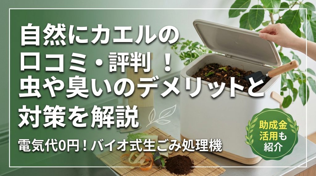 自然にカエルの口コミ・評判！虫や臭いのデメリットと対策を解説