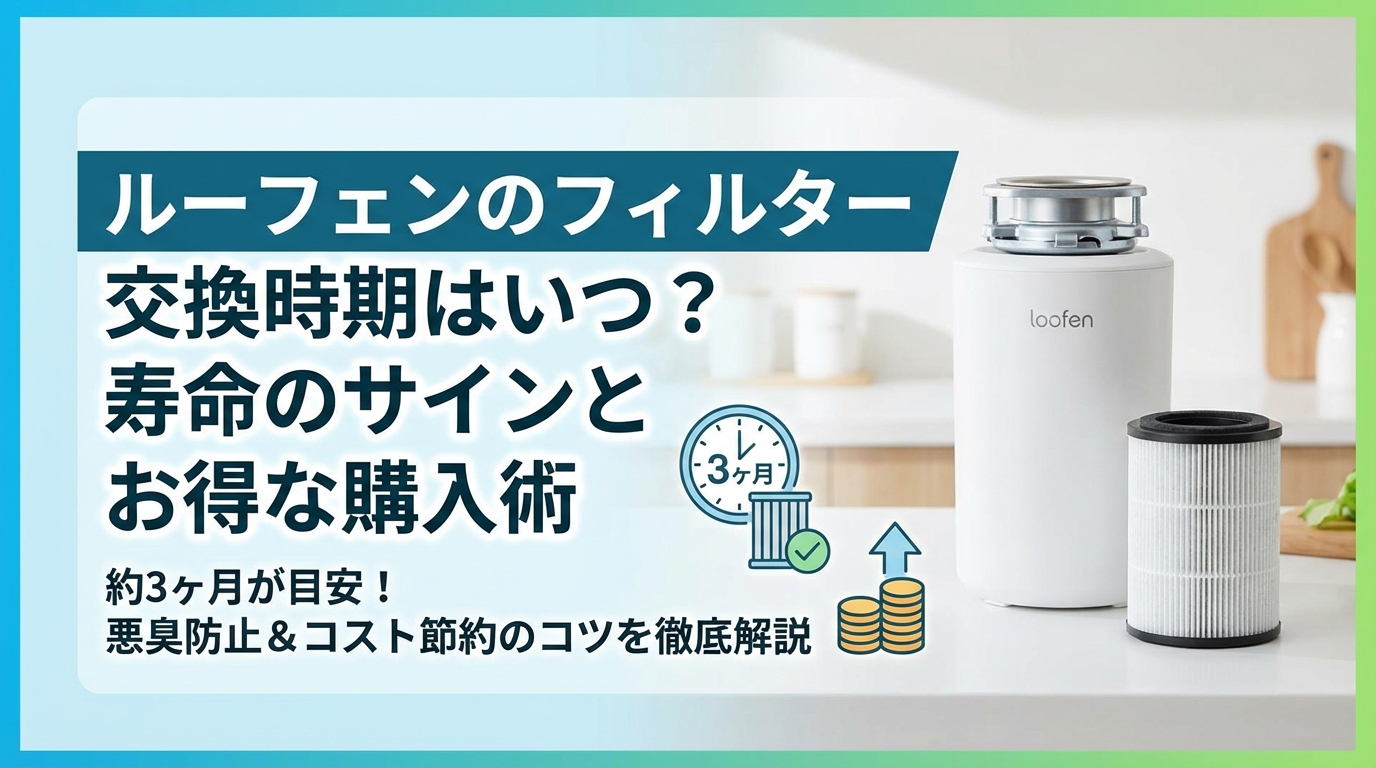 ルーフェンのフィルター交換時期はいつ?寿命のサインとお得な購入術