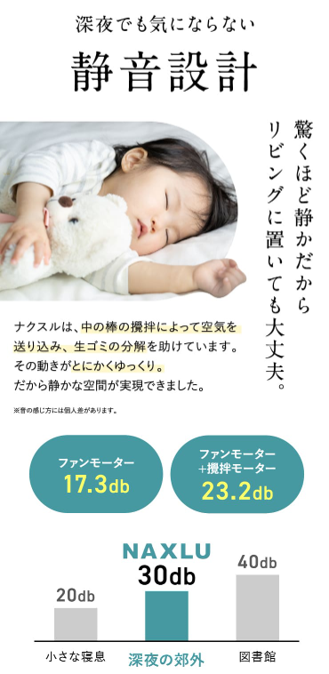ナクスル 静音設計